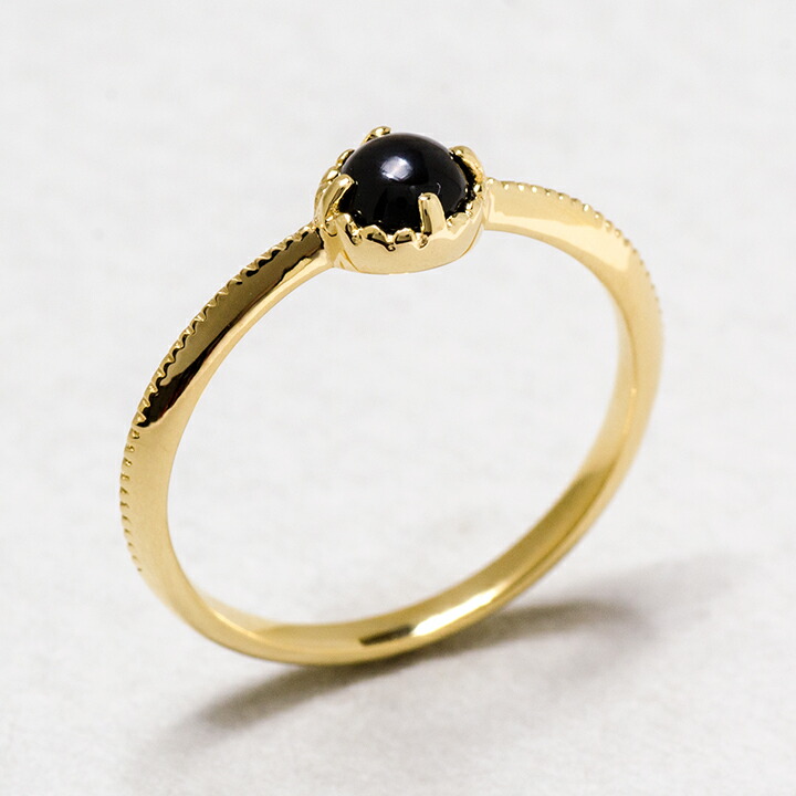 umu -アム- FINE JEWELRY STUIDIOカボション オニキス リング 「amaretto」rg1426_kanban2.jpg