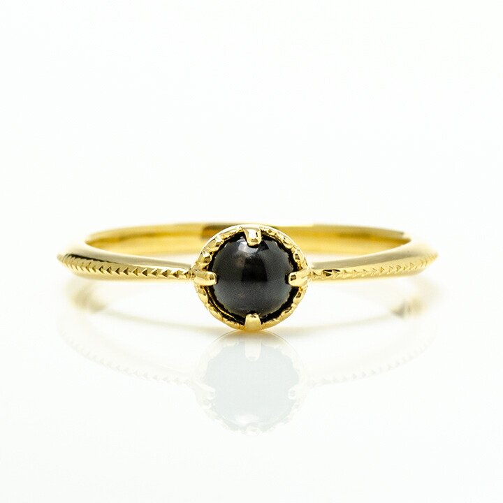 umu -アム- FINE JEWELRY STUIDIOカボション オニキス リング 「amaretto」rg1426_m.jpg