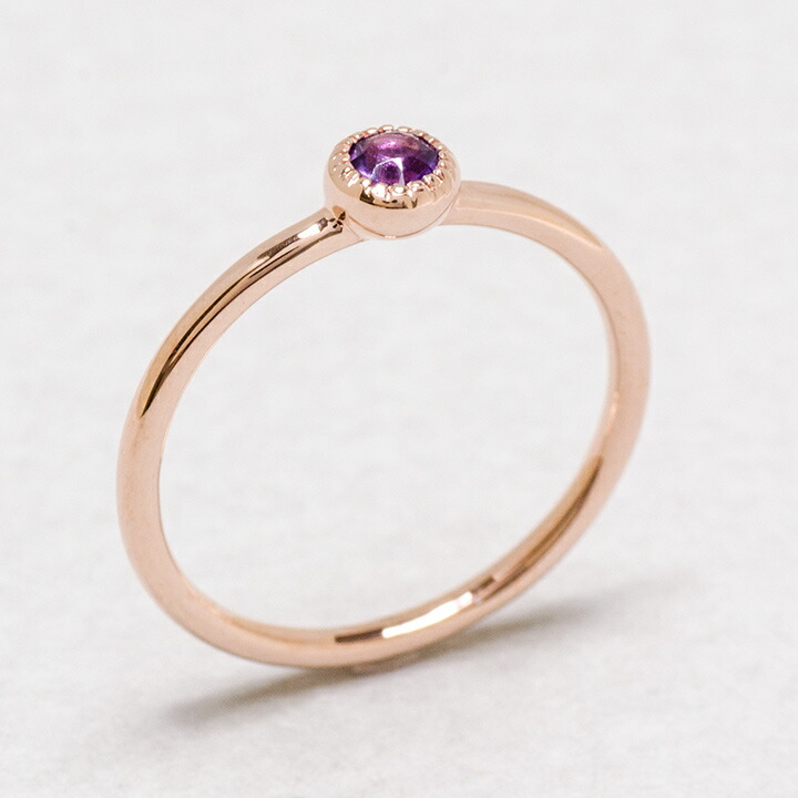 umu -アム- FINE JEWELRY STUIDIOアメシスト リング 「pupo」rg1427_kanban2.jpg