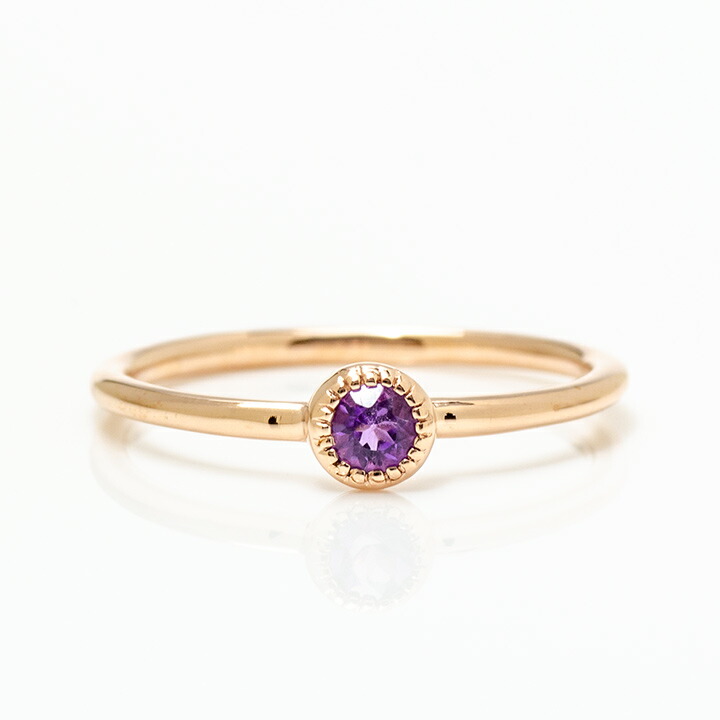 umu -アム- FINE JEWELRY STUIDIOアメシスト リング 「pupo」rg1427_m.jpg