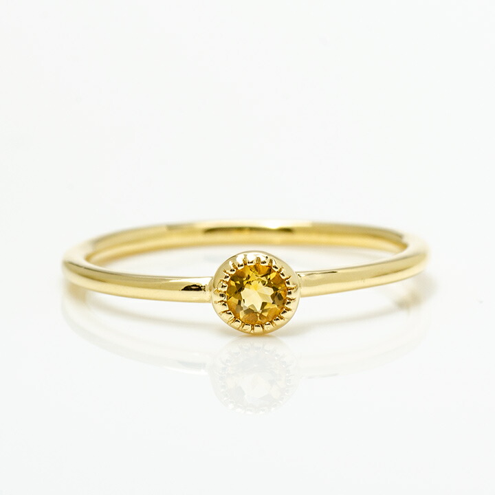 umu -アム- FINE JEWELRY STUIDIOシトリン リング 「pupo」rg1428_m.jpg