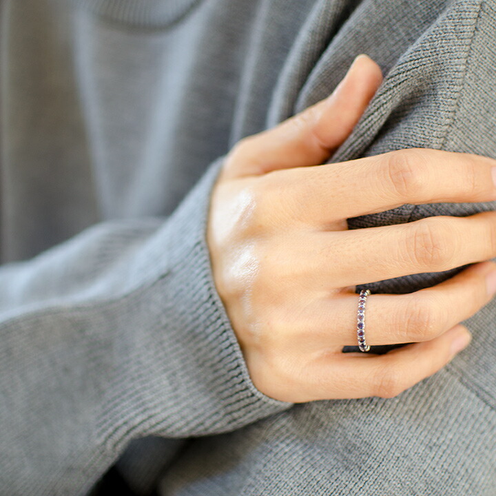 umu -アム- FINE JEWELRY STUIDIOアイオライト フルエタニティリングrg1430_i3.jpg
