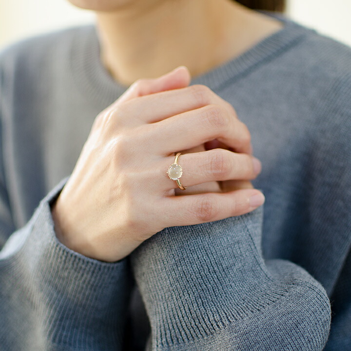 umu -アム- FINE JEWELRY STUIDIOカボション ムーンストーン リングrg1436_i2.jpg