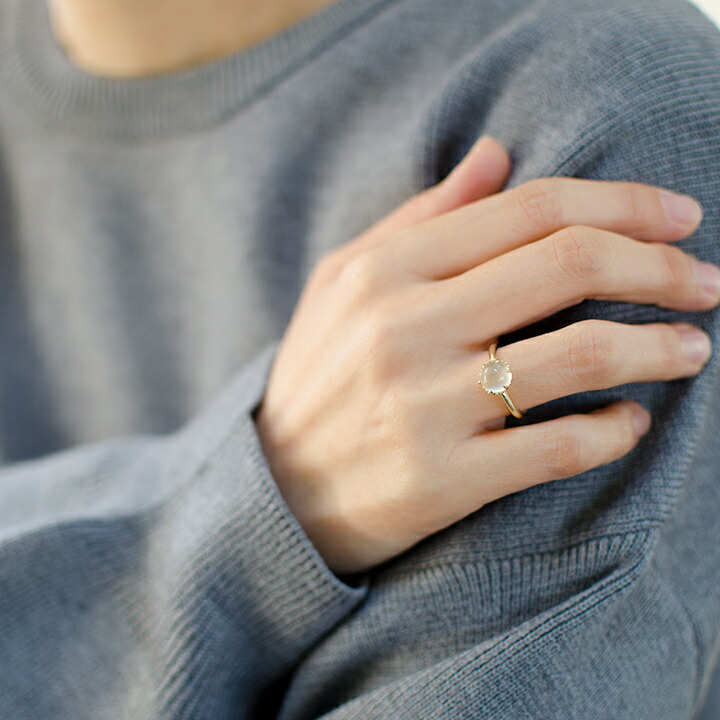umu -アム- FINE JEWELRY STUIDIOカボション ムーンストーン リングrg1436_i3.jpg