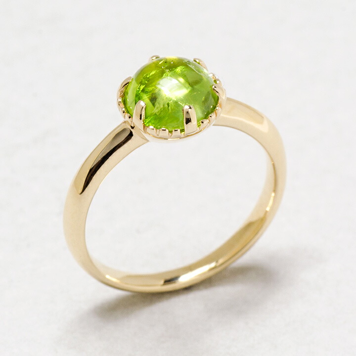 umu -アム- FINE JEWELRY STUIDIOカボション ペリドット リングrg1437_kanban2.jpg
