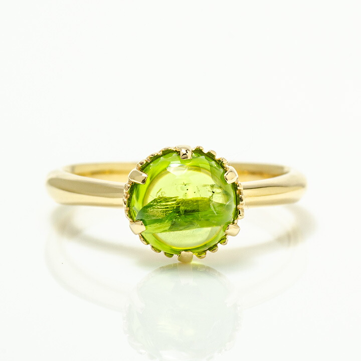 umu -アム- FINE JEWELRY STUIDIOカボション ペリドット リングrg1437_m.jpg