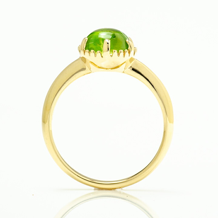 umu -アム- FINE JEWELRY STUIDIOカボション ペリドット リングrg1437_s.jpg
