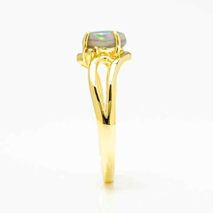 umu -アム- FINE JEWELRY STUIDIOブラックオパール ダイヤモンド リングrg1441_y.jpg