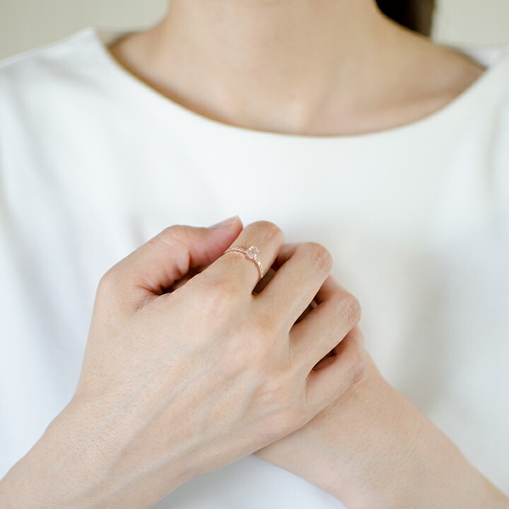 umu -アム- FINE JEWELRY STUIDIOモルガナイト ダイヤモンド リングrg1447_i2.jpg
