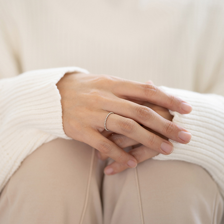 umu -アム- FINE JEWELRY STUIDIOコーディネート リング ドットrg1455_10.jpg