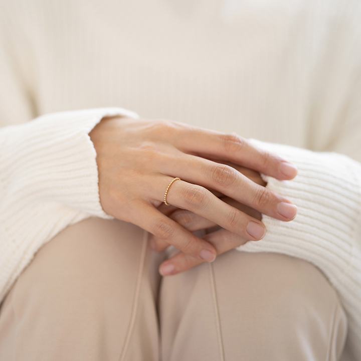 umu -アム- FINE JEWELRY STUIDIOコーディネート リング ドットrg1455_11.jpg