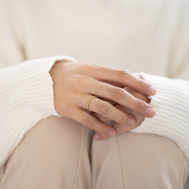 umu -アム- FINE JEWELRY STUIDIOコーディネート リング ミルグレインrg1457_11.jpg