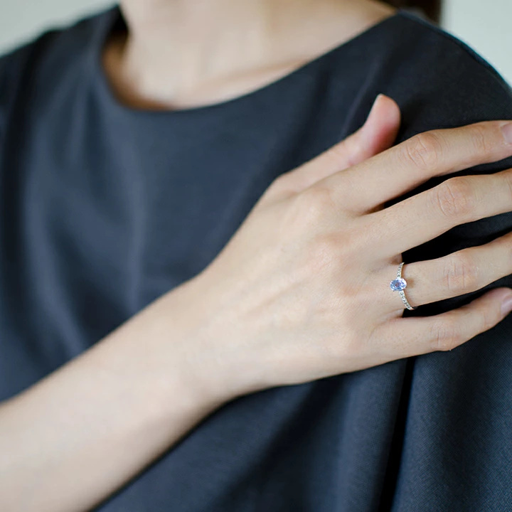 umu -アム- FINE JEWELRY STUIDIOK10 サファイア ダイヤモンド リングrg1462_i3.jpg