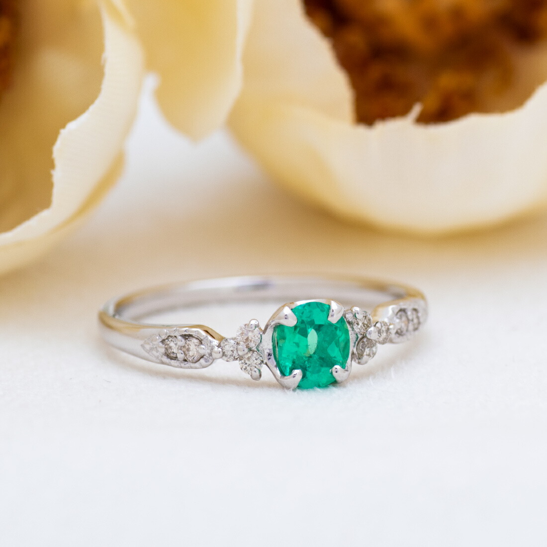 umu -アム- FINE JEWELRY STUIDIOエメラルド ダイヤモンド リングrg1467_1.jpg