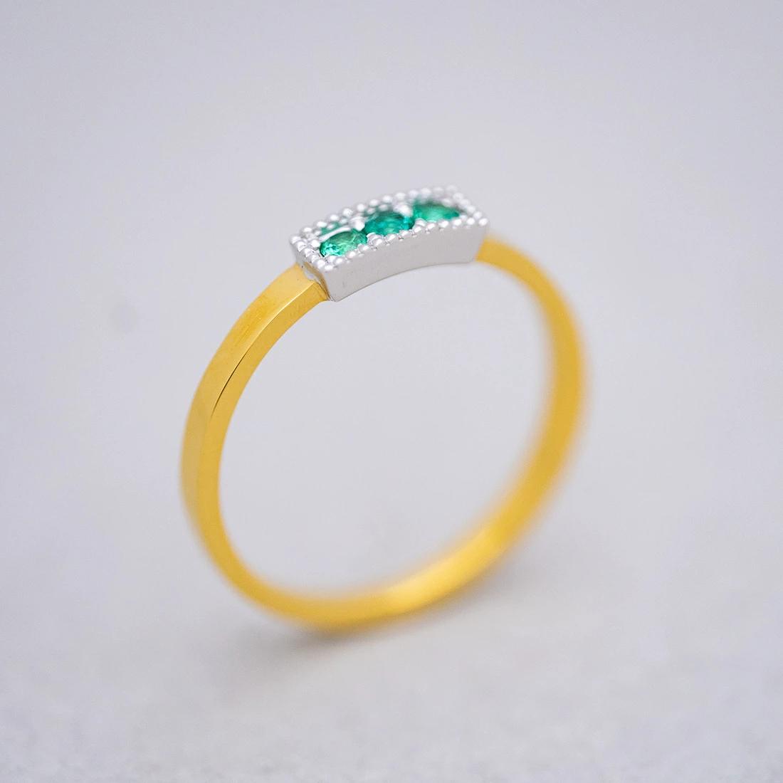umu -アム- FINE JEWELRY STUIDIOK10/PT900 エメラルド コンビネーション リング 「noel」rg1469_kanban2.jpg