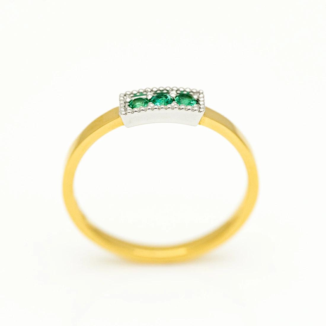 umu -アム- FINE JEWELRY STUIDIOK10/PT900 エメラルド コンビネーション リング 「noel」rg1469_s.jpg