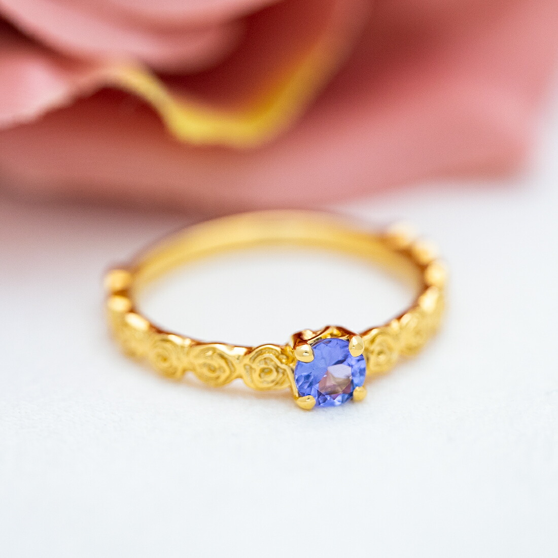 umu -アム- FINE JEWELRY STUIDIOタンザナイト バラモチーフ リング 「rosa」rg1473_1.jpg