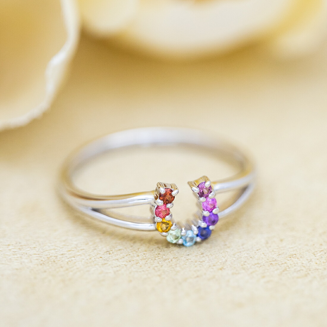 umu -アム- FINE JEWELRY STUIDIOレインボーカラー リング 「fortuna」rg1474_1.jpg