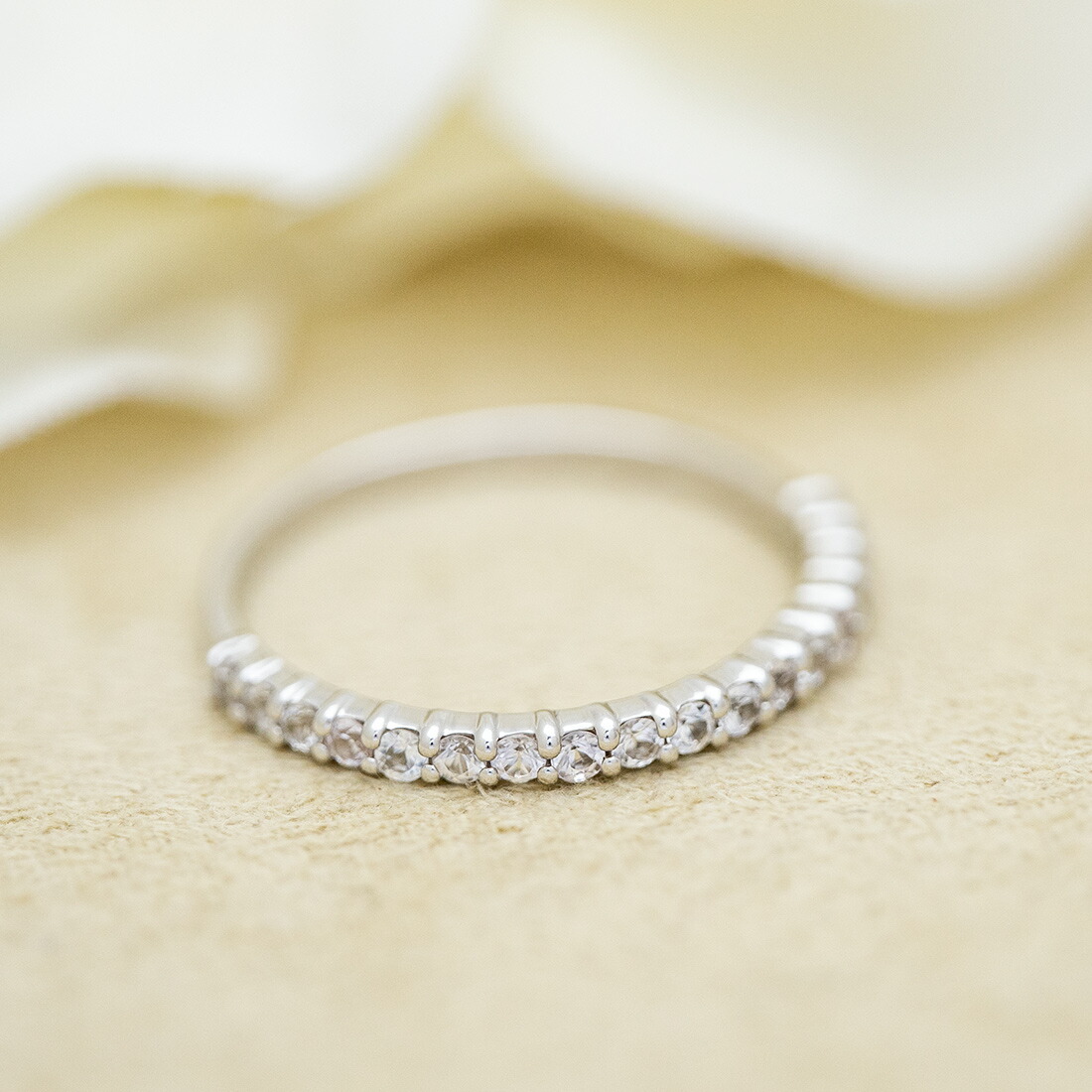 umu -アム- FINE JEWELRY STUIDIOホワイトサファイア エタニティリング 「fila」rg1479_1.jpg