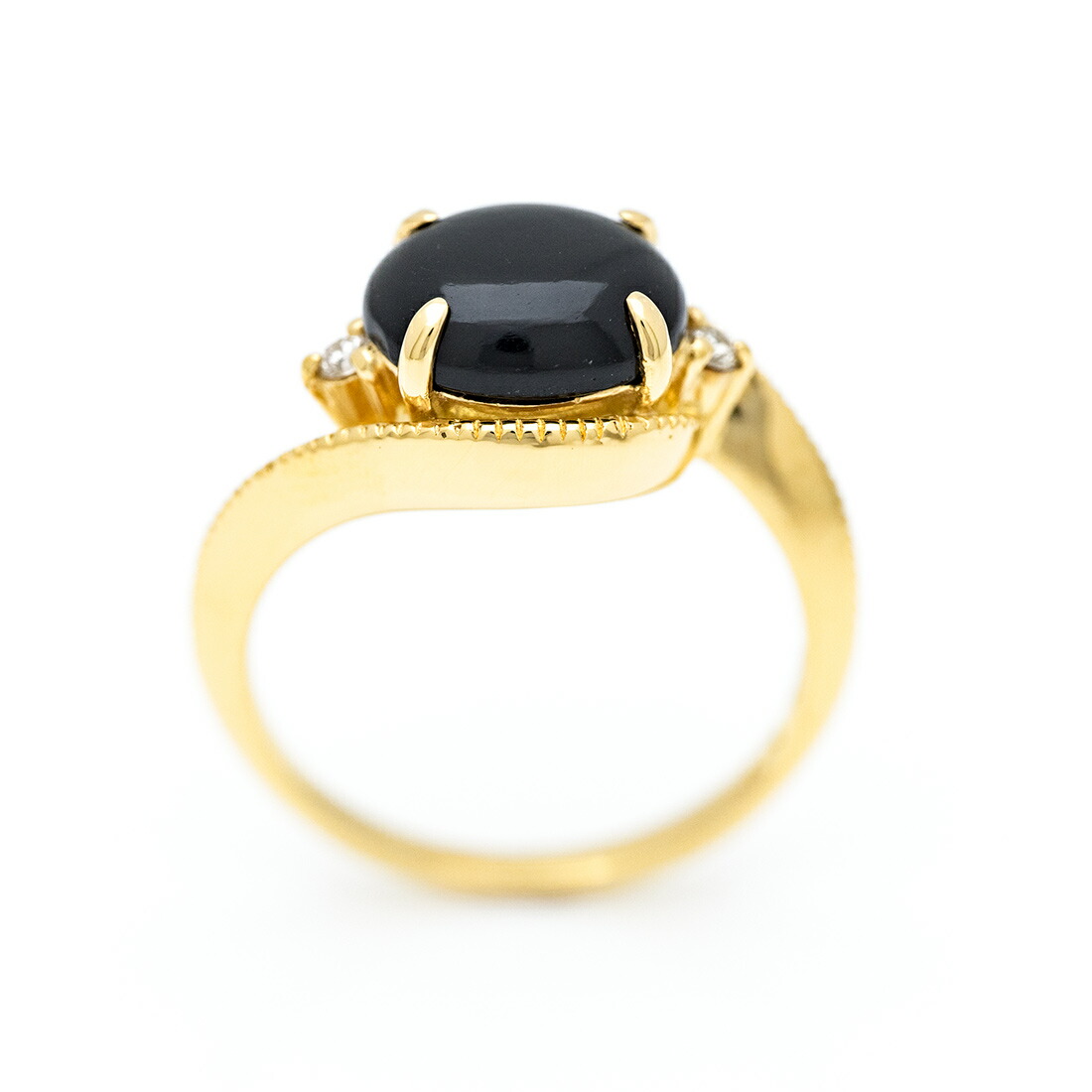 umu -アム- FINE JEWELRY STUIDIOオニキス ダイヤモンド リング 「pristino」rg1480_s.jpg