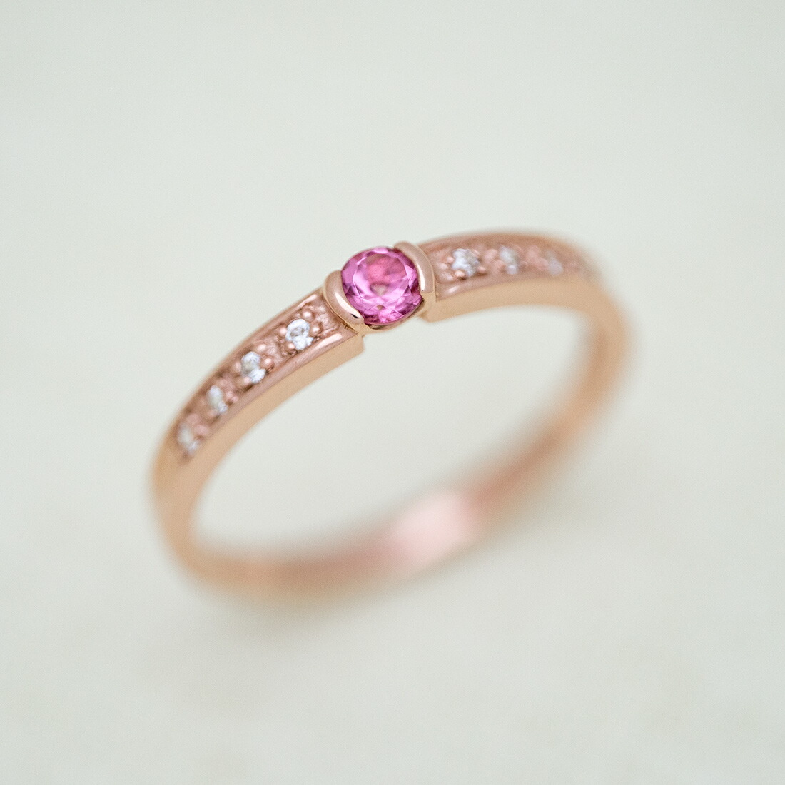umu -アム- FINE JEWELRY STUIDIOピンクトルマリン ダイヤモンド リングrg1482_kanban2.jpg