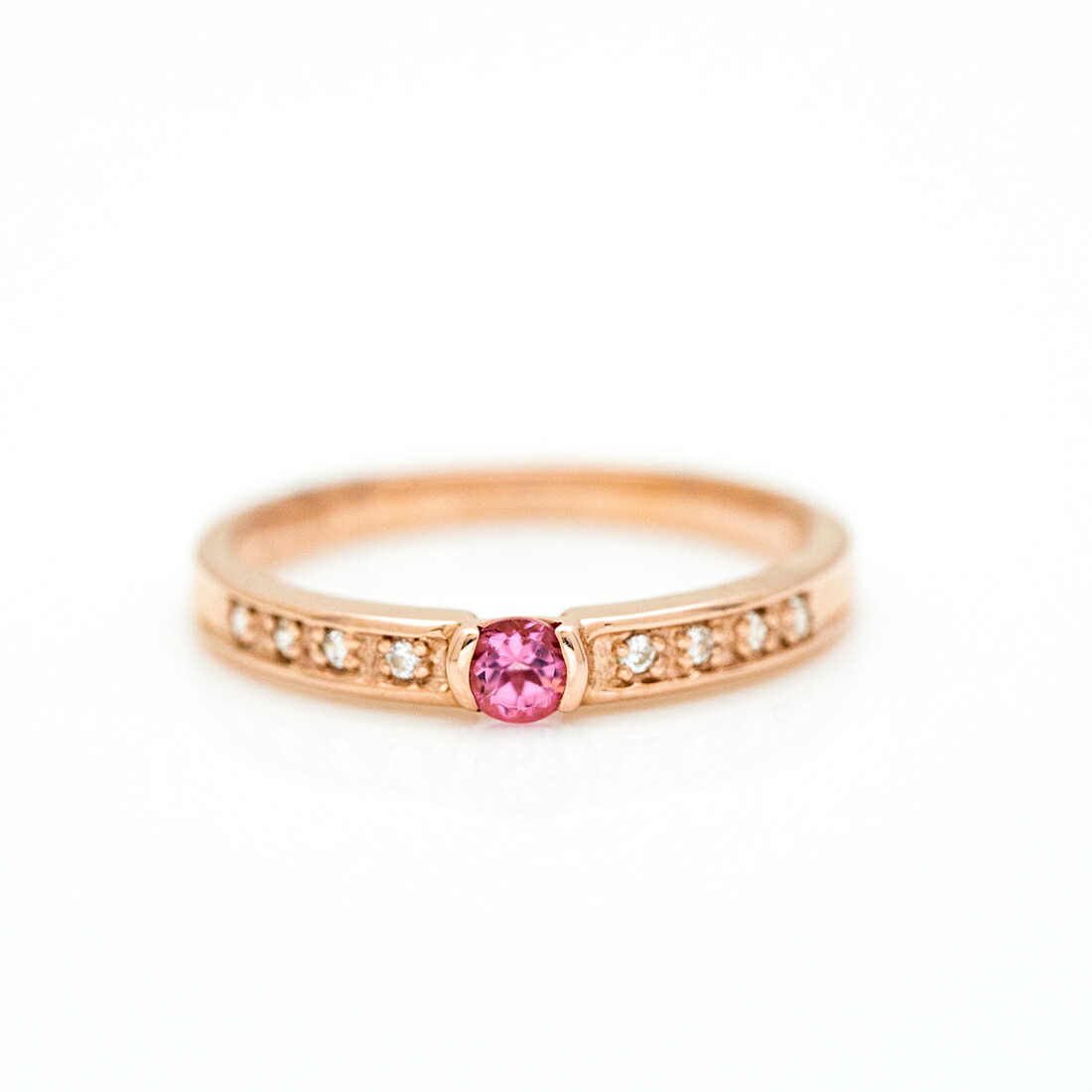 umu -アム- FINE JEWELRY STUIDIOピンクトルマリン ダイヤモンド リングrg1482_m.jpg