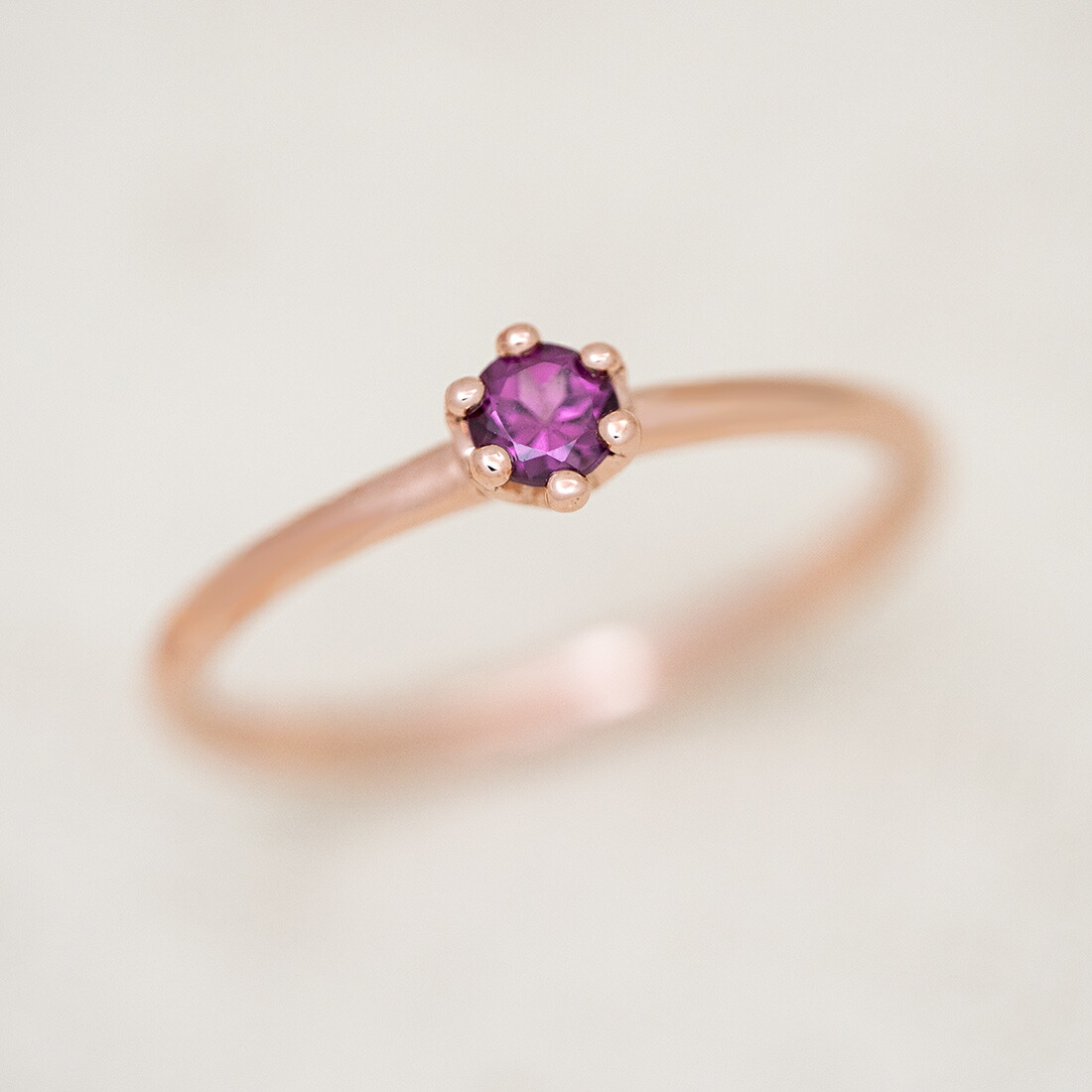 umu -アム- FINE JEWELRY STUIDIOロードライトガーネット ミルククラウン リングrg1489_kanban2.jpg