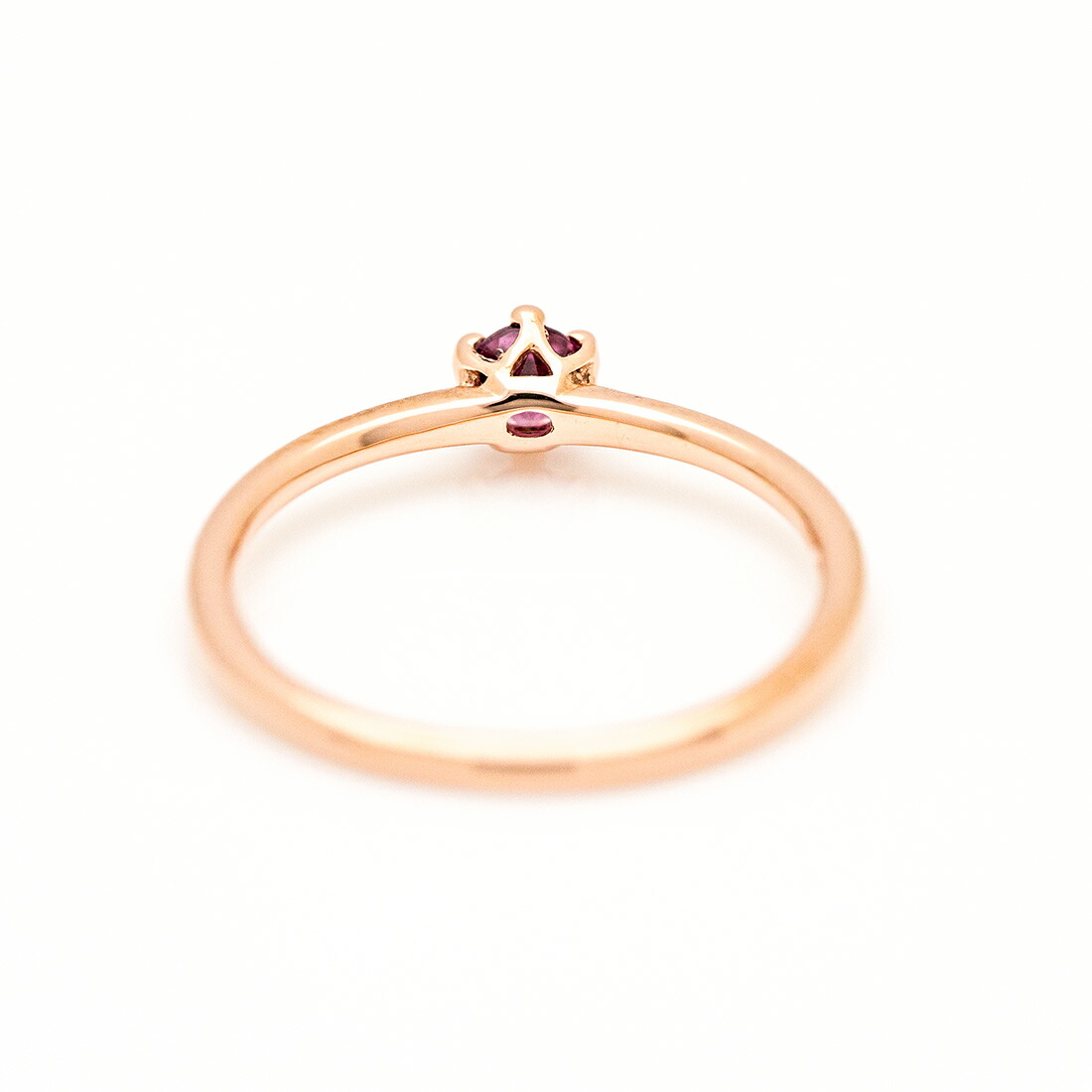 umu -アム- FINE JEWELRY STUIDIOロードライトガーネット ミルククラウン リングrg1489_u.jpg