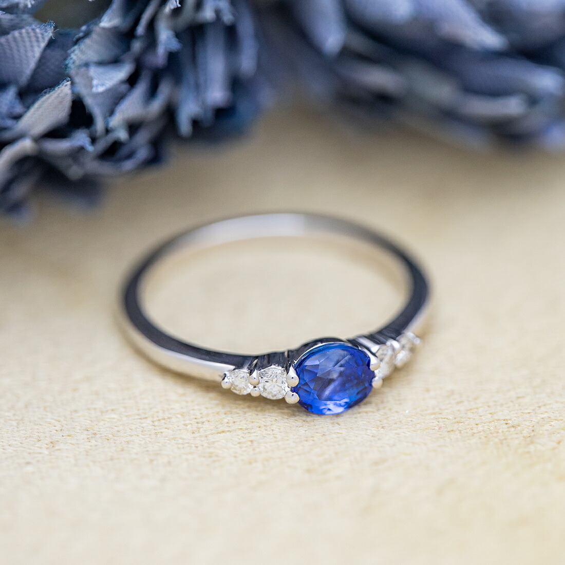 umu -アム- FINE JEWELRY STUIDIOブルーサファイア ダイヤモンド リングrg1499_1.jpg