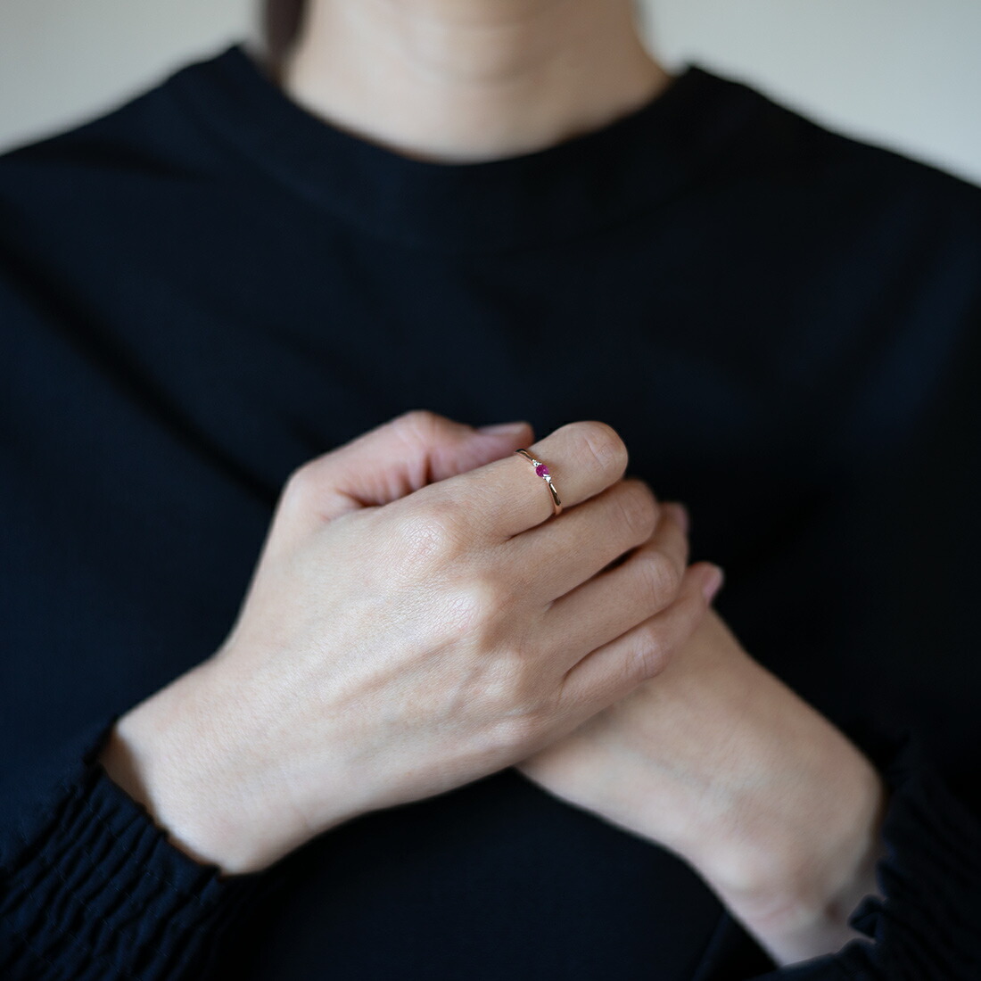 umu -アム- FINE JEWELRY STUIDIOルビー ダイヤモンド リングrg1501_i2.jpg