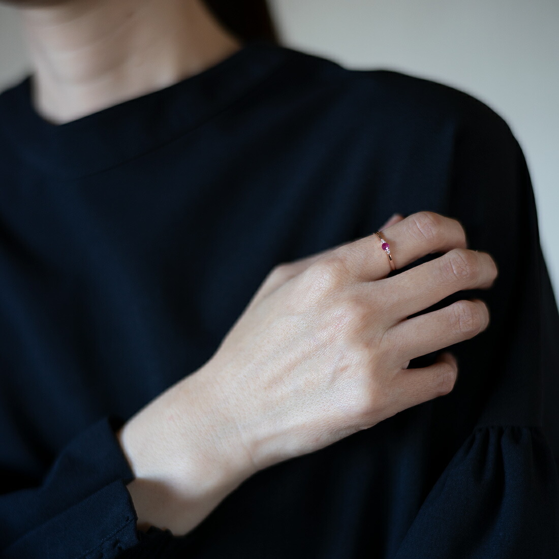 umu -アム- FINE JEWELRY STUIDIOルビー ダイヤモンド リングrg1501_i3.jpg