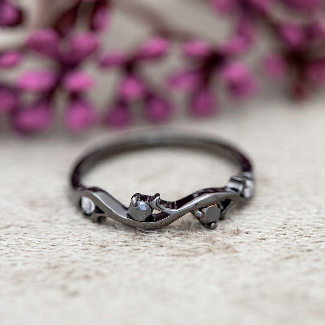 umu -アム- FINE JEWELRY STUIDIOブラックダイヤモンド ダイヤモンド リングrg1507_1.jpg