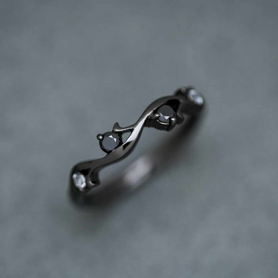 umu -アム- FINE JEWELRY STUIDIOブラックダイヤモンド ダイヤモンド リングrg1507_kanban2.jpg