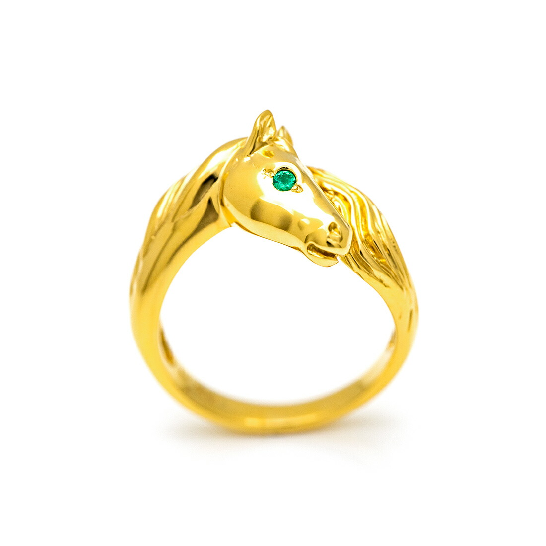 umu -アム- FINE JEWELRY STUIDIOエメラルド ホースモチーフ リングrg1509_s.jpg