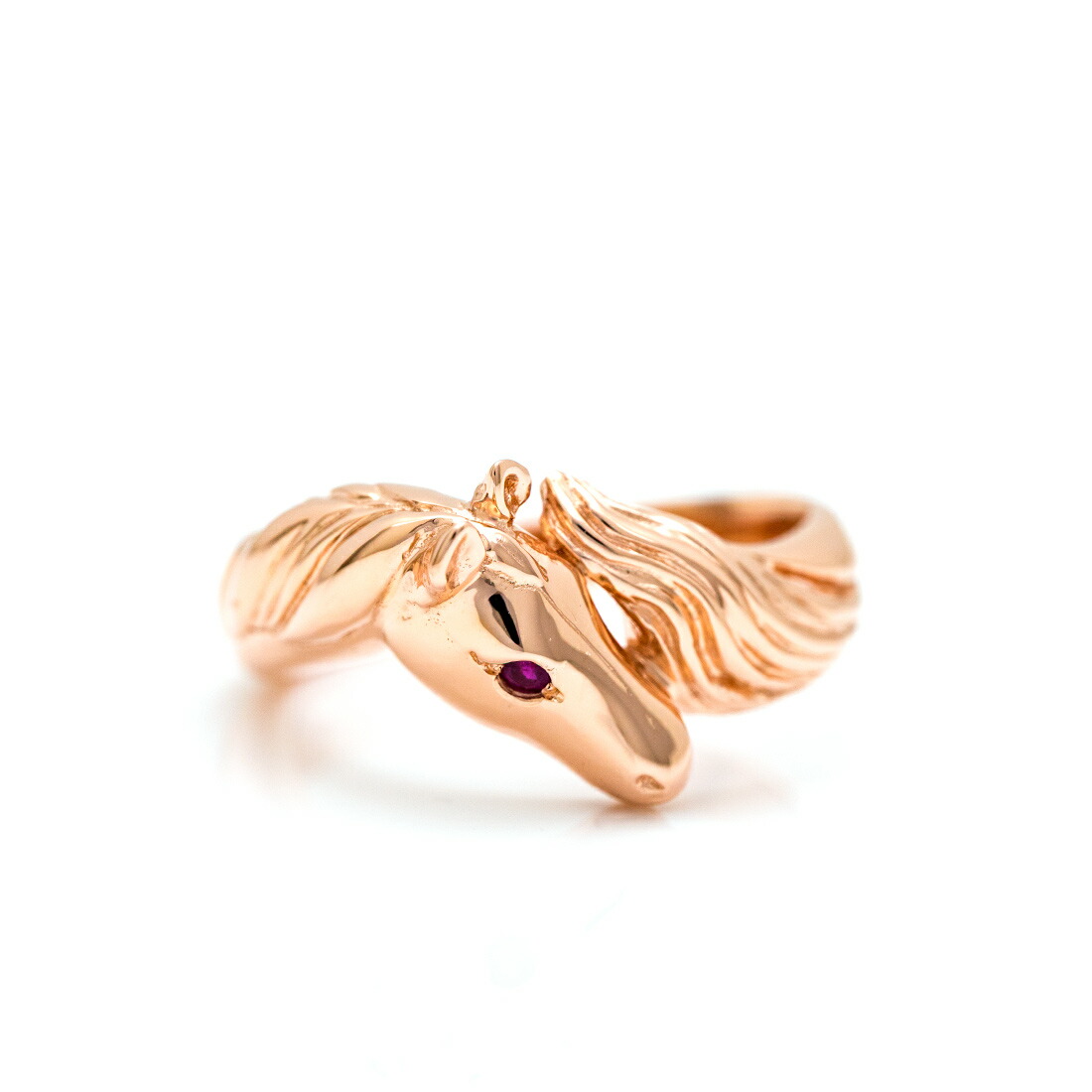 umu -アム- FINE JEWELRY STUIDIOルビー ホースモチーフ リングrg1510_m.jpg