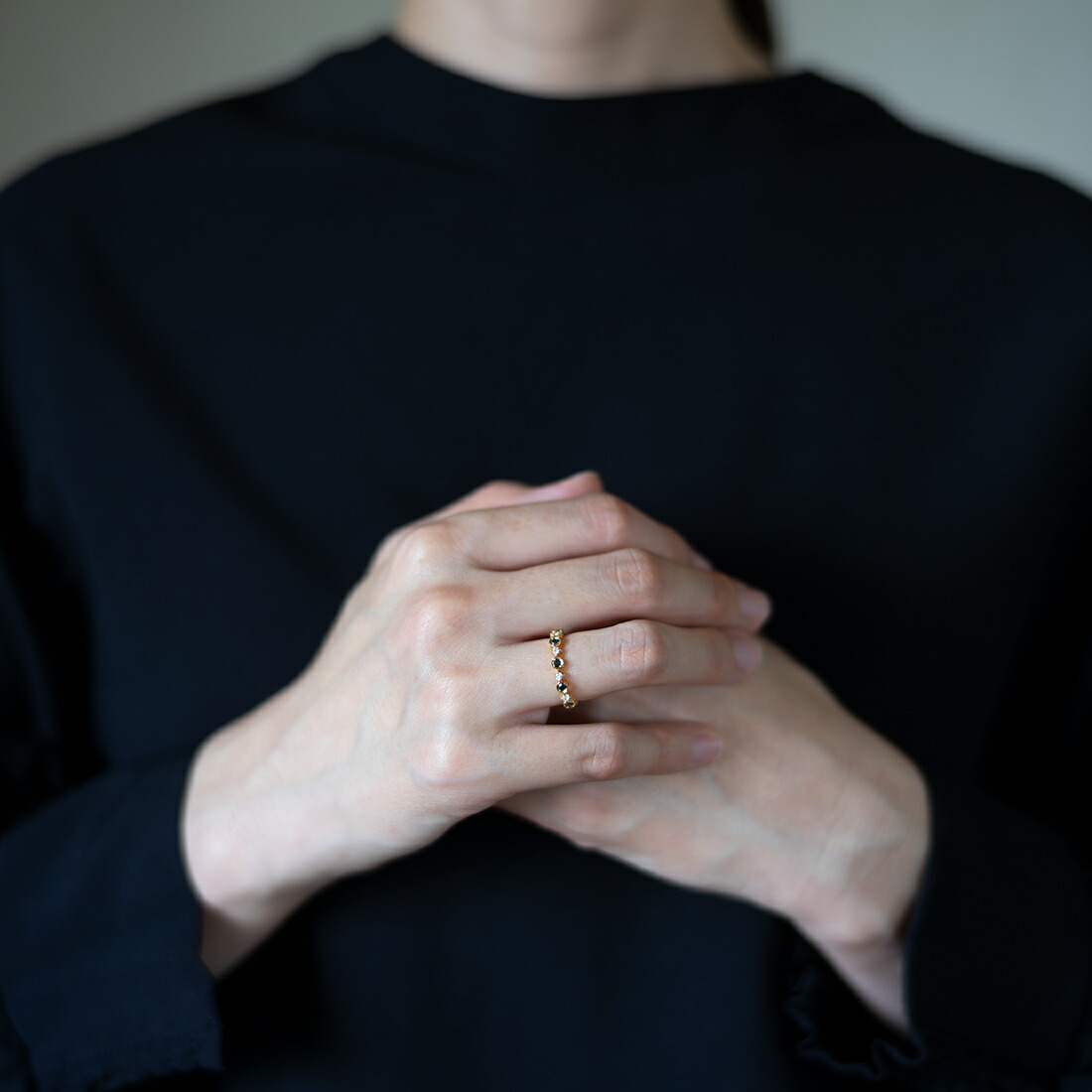 umu -アム- FINE JEWELRY STUIDIOブラックダイヤモンド ダイヤモンド リングrg1512_i2.jpg