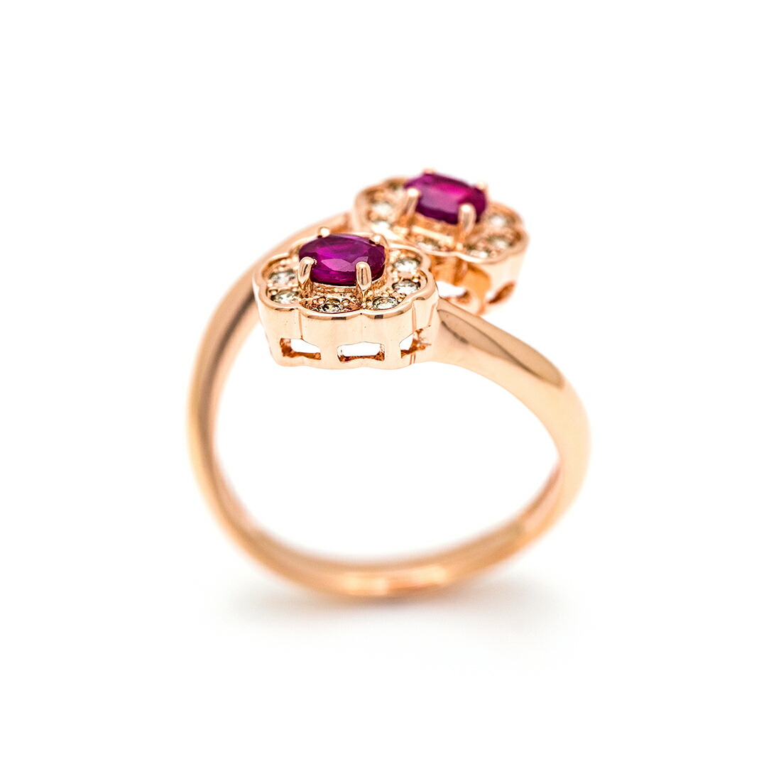 umu -アム- FINE JEWELRY STUIDIOルビー ダイヤモンド フラワーモチーフ リングrg1513_s.jpg