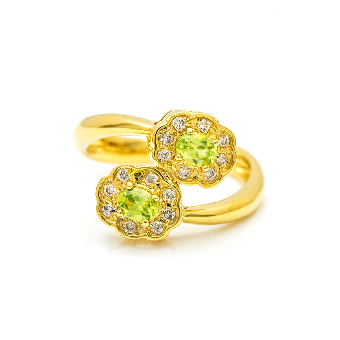 umu -アム- FINE JEWELRY STUIDIOスフェーン ダイヤモンド フラワーモチーフ リングrg1515_m.jpg