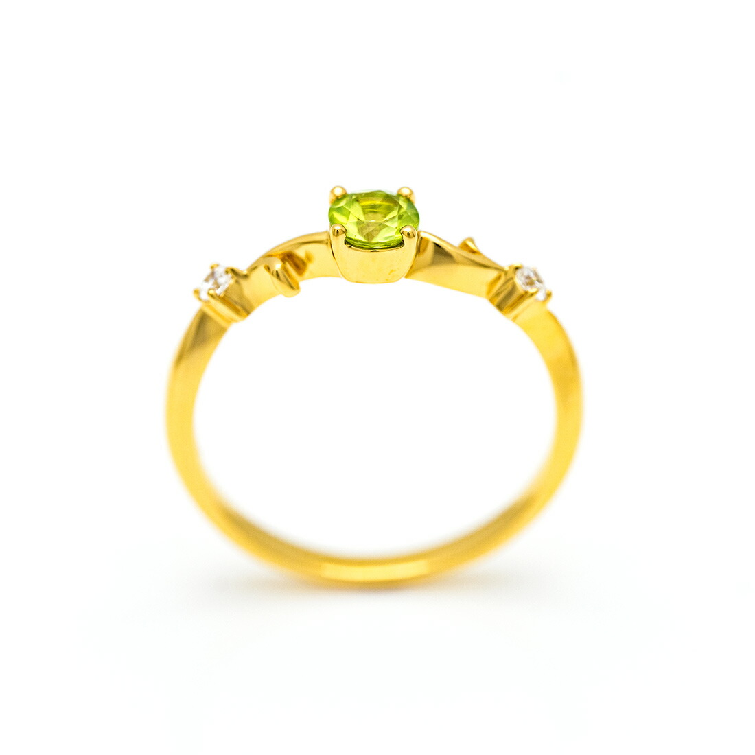 umu -アム- FINE JEWELRY STUIDIOペリドット ダイヤモンド リングrg1516_s.jpg