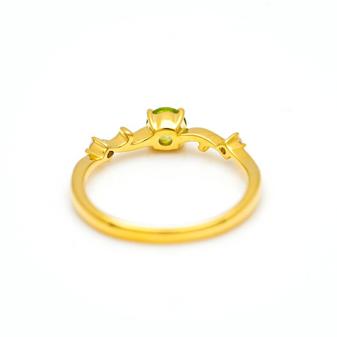 umu -アム- FINE JEWELRY STUIDIOペリドット ダイヤモンド リングrg1516_u.jpg