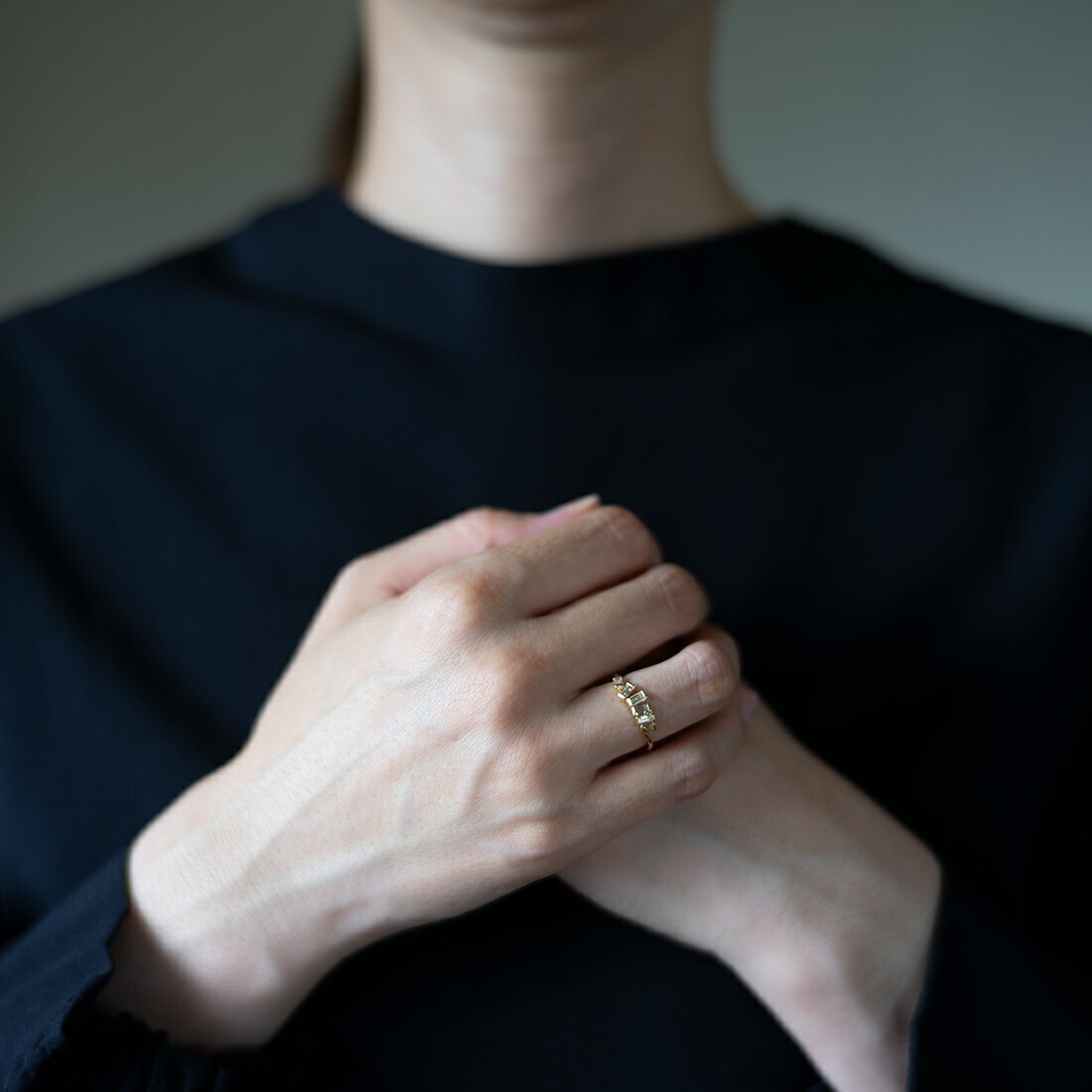 umu -アム- FINE JEWELRY STUIDIOバゲット ダイヤモンド リング 「melegrane」rg1518_i2.jpg