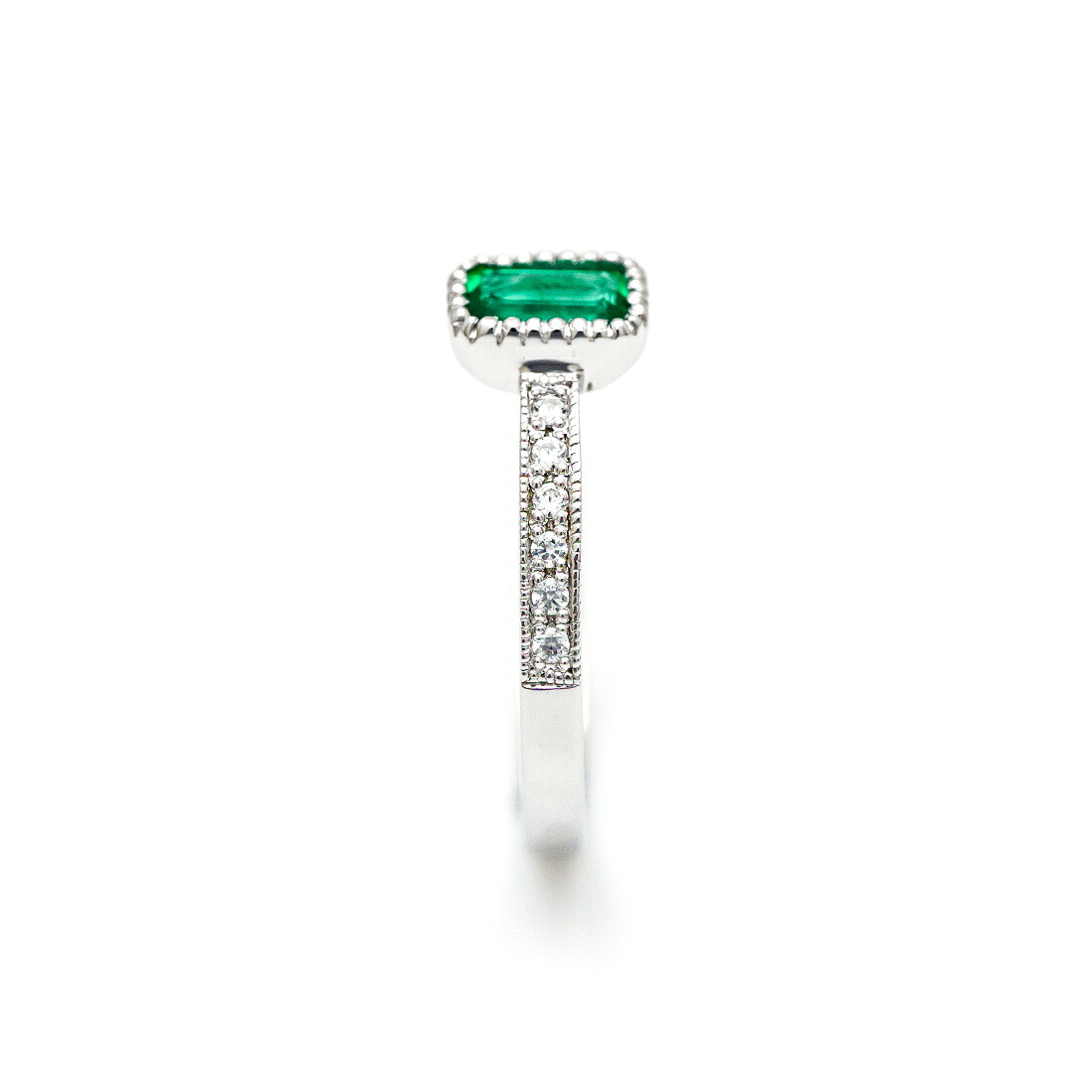 umu -アム- FINE JEWELRY STUIDIOエメラルド ダイヤモンド リング 「grazia」rg1522_y.jpg