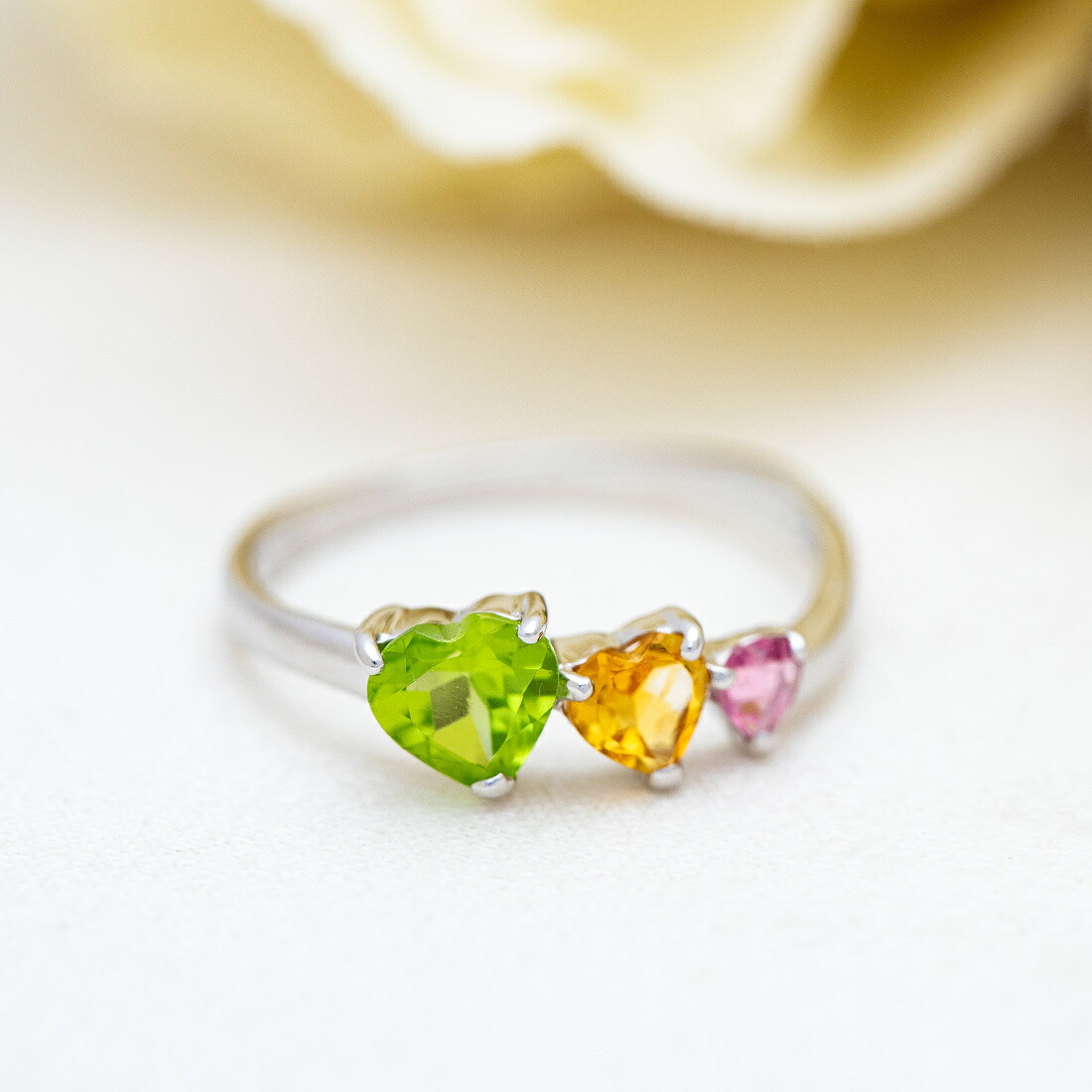 umu -アム- FINE JEWELRY STUIDIOトロピカルカラー ハート リングrg1527_1.jpg