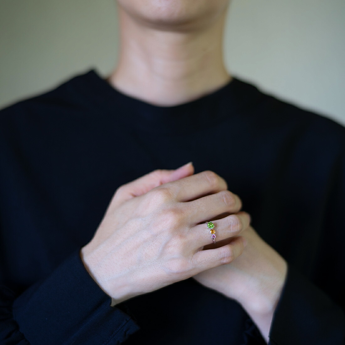 umu -アム- FINE JEWELRY STUIDIOトロピカルカラー ハート リングrg1527_i2.jpg