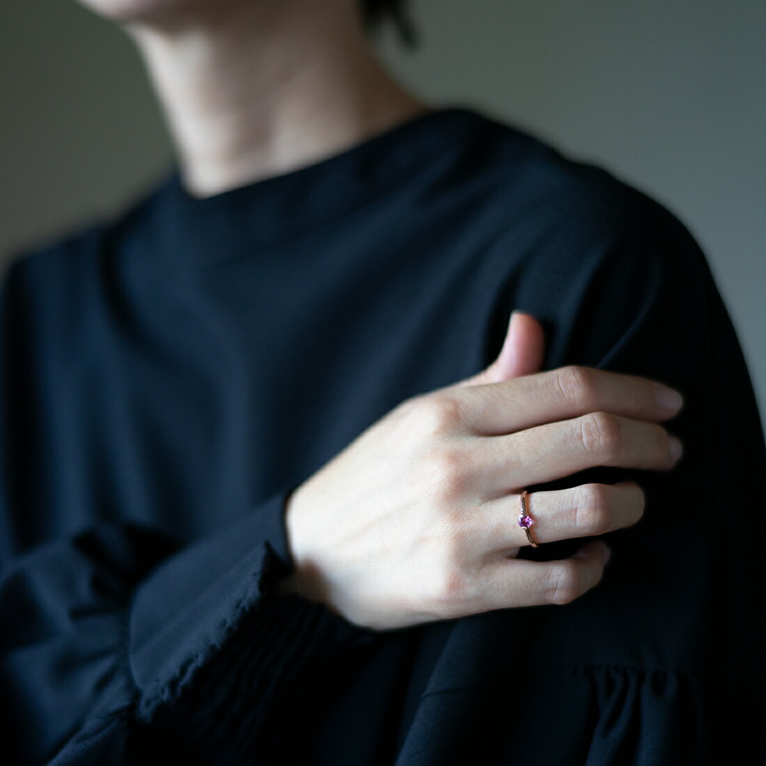 umu -アム- FINE JEWELRY STUIDIO | ピンクトルマリン リング | 画像[rg1531_i3.jpg]