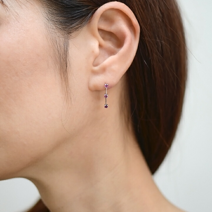 umu -アム- FINE JEWELRY STUIDIOロードライトガーネット スイング ピアスimgrc0078081503.jpg