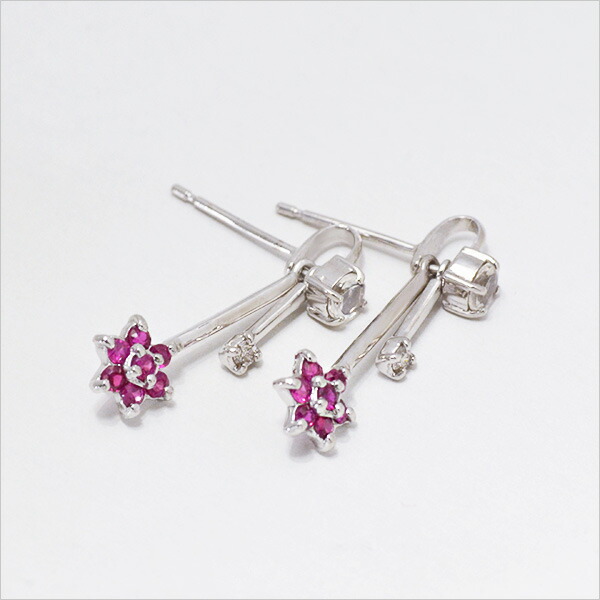 umu -アム- FINE JEWELRY STUIDIOルビー ブルームーンストーン スイング ピアスimgrc0070344734.jpg
