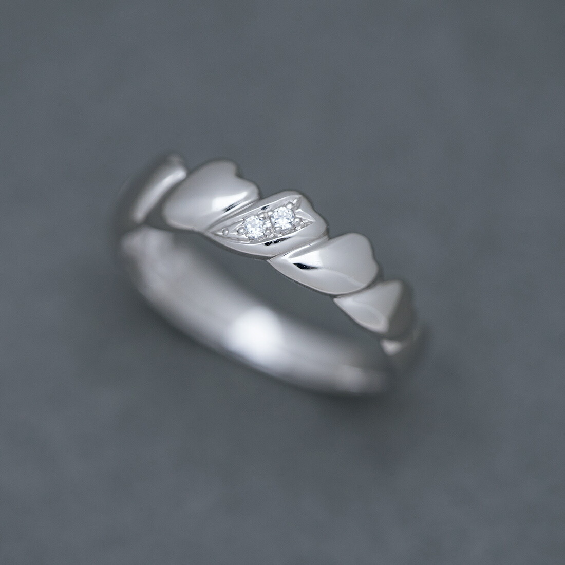 umu -アム- FINE JEWELRY STUIDIOキュービックジルコニア ハートモチーフ リングsv0339_kanban2.jpg