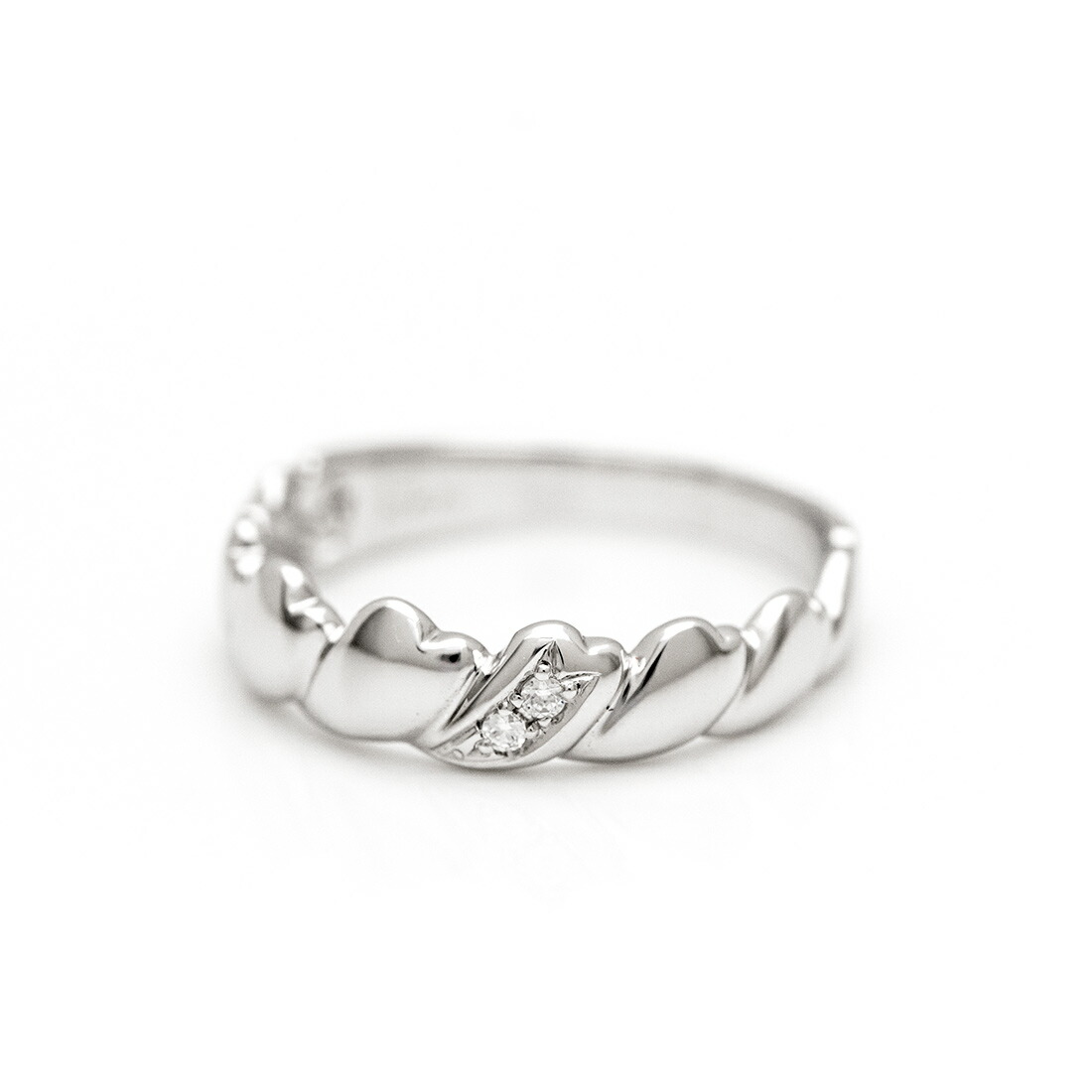 umu -アム- FINE JEWELRY STUIDIOキュービックジルコニア ハートモチーフ リングsv0339_m.jpg