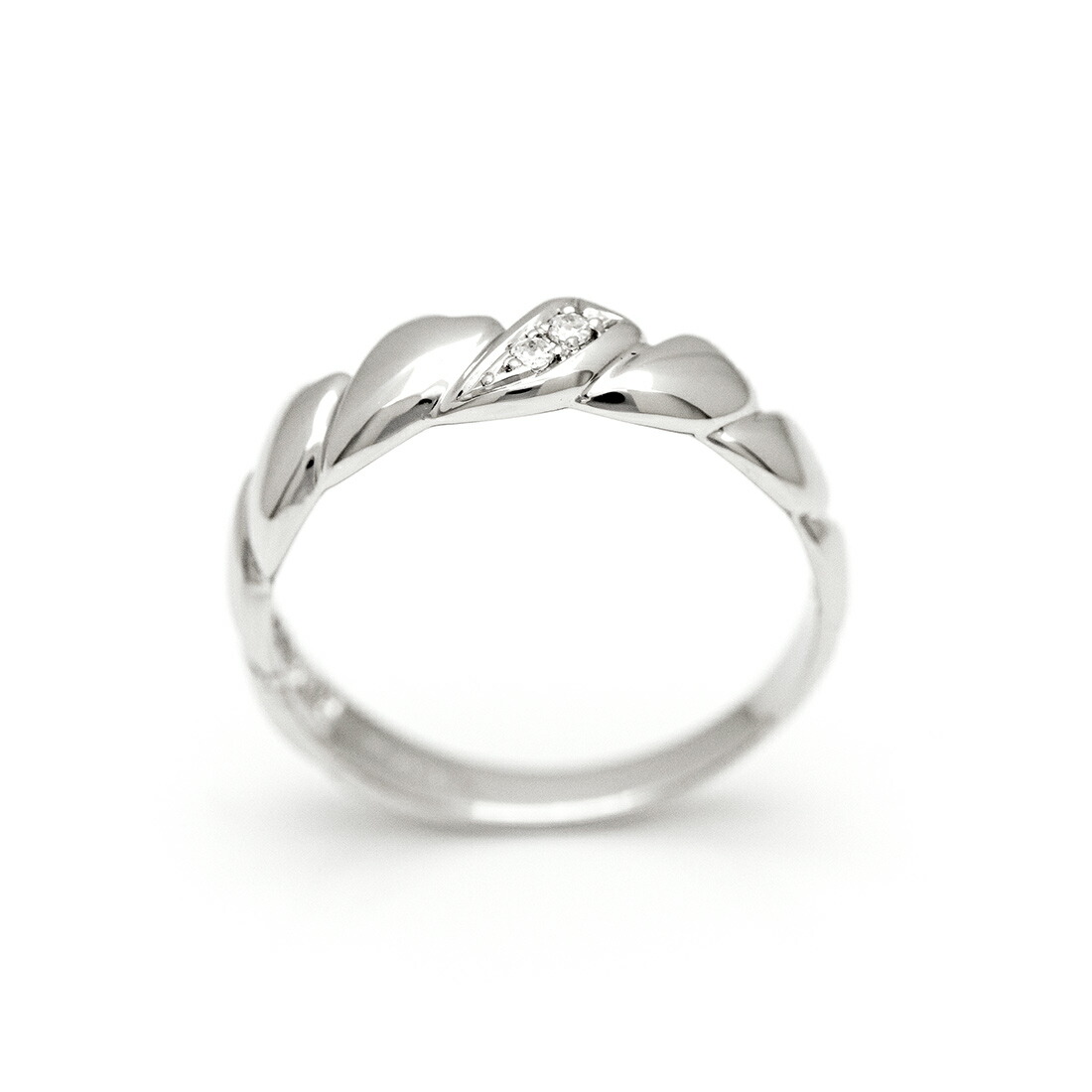 umu -アム- FINE JEWELRY STUIDIOキュービックジルコニア ハートモチーフ リングsv0339_s.jpg